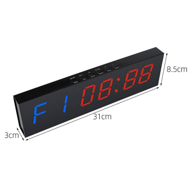 JX 6-Digit LED Gym Timer
