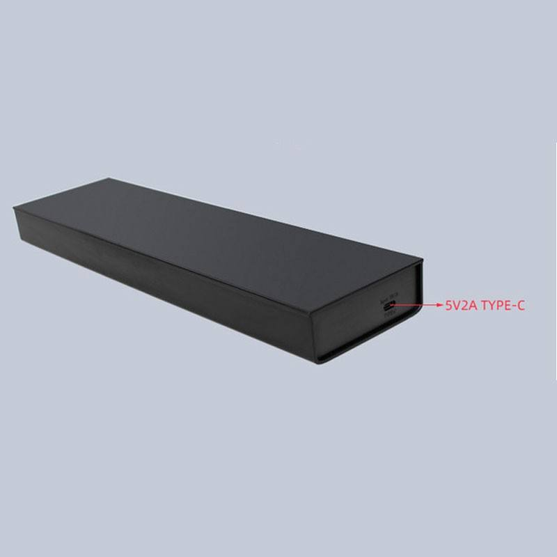 JX 6-Digit Gym Timer Type-C power input on the LED gym timer