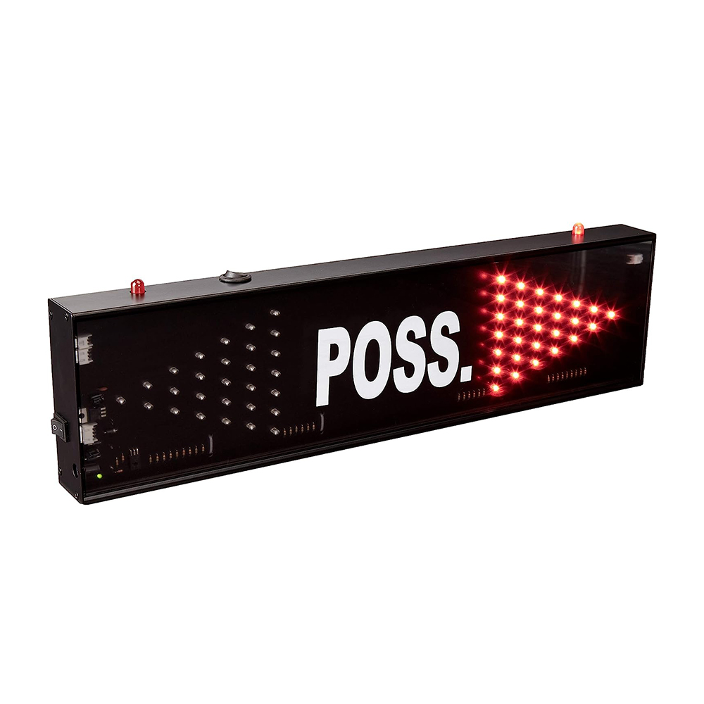 LED Possession Indicator angled possession indicator view