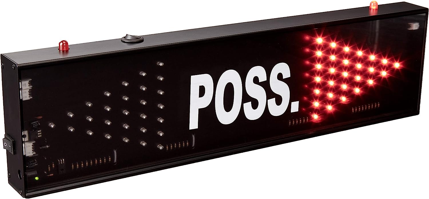 LED Possession Indicator right arrow LED illuminated